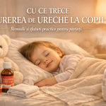 Cu ce trece durerea de ureche la copii? Remedii și tratamente sigure în 2026