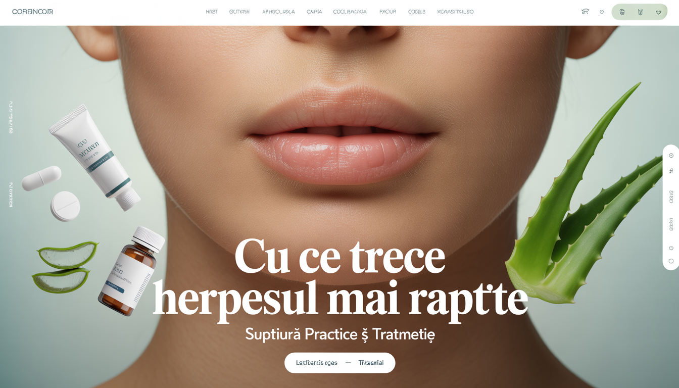 cu ce trece herpesul mai repede