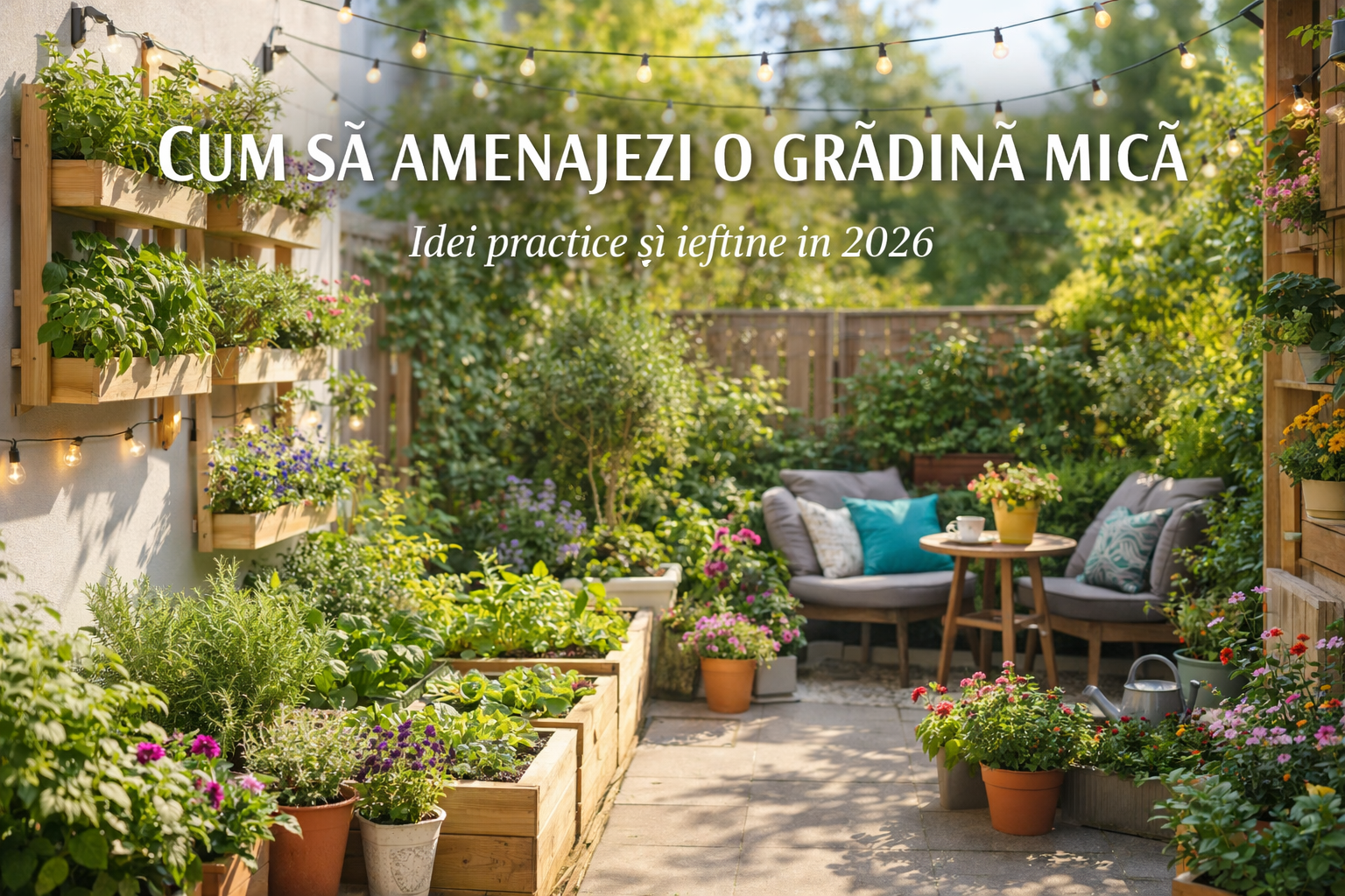 cum sa amenajezi o gradina mica